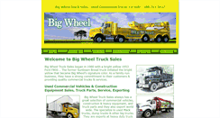 Desktop Screenshot of bigwheeltrucksalesma.com